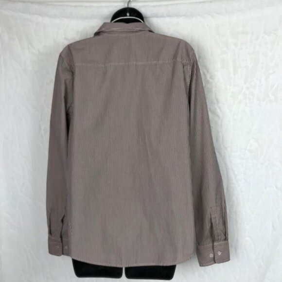 Nwot Sunday Best Striped Button Shirt Size L - Picture 5 of 8